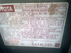 2005 TOYOTA CAMRY, SILVER, LE, 2.4L,  AT,  Z25021